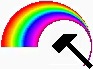 hammer and rainbow